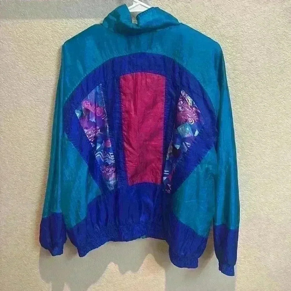 Vintage Atheltech zip up jacket woman’s size Large - Picture 5 of 5